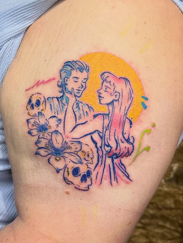 Illustrative tattoo by 🐥 Elaine 🐥 Ballarat & Geelong Tattoo Artist