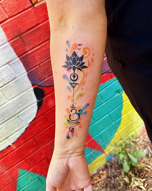 Abstract tattoo by 🐥 Elaine 🐥 Ballarat & Geelong Tattoo Artist