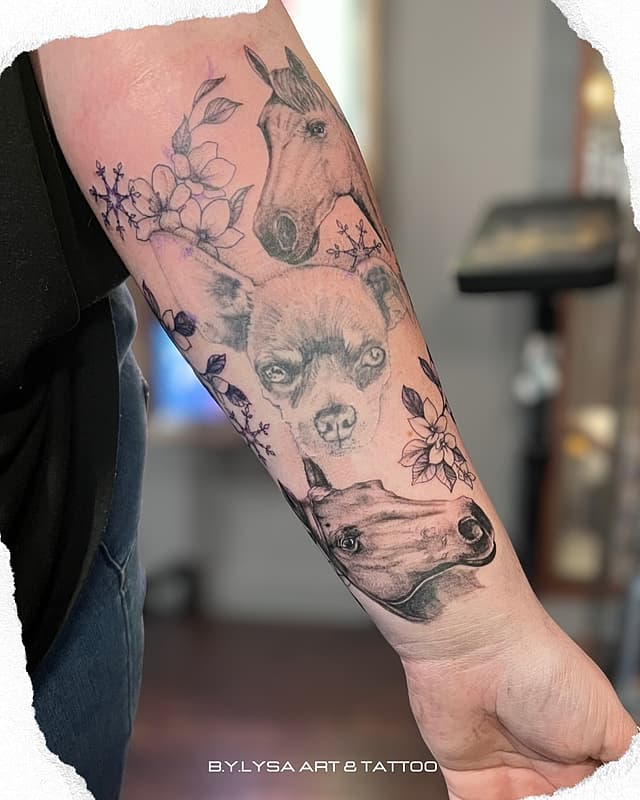 Realism (black & grey) tattoo by By Lysa Art and Tattoos | Brisbane Northside