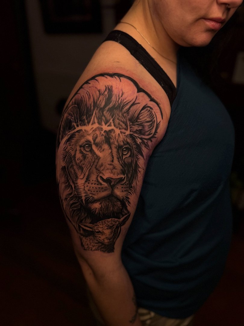 Realism (black & grey) tattoo by Kevink Bernart