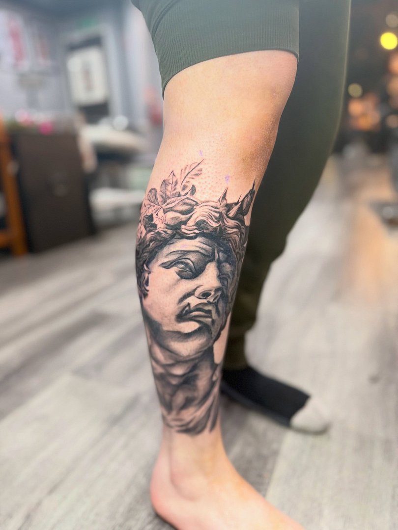 Realism (black & grey) tattoo by Kevink Bernart