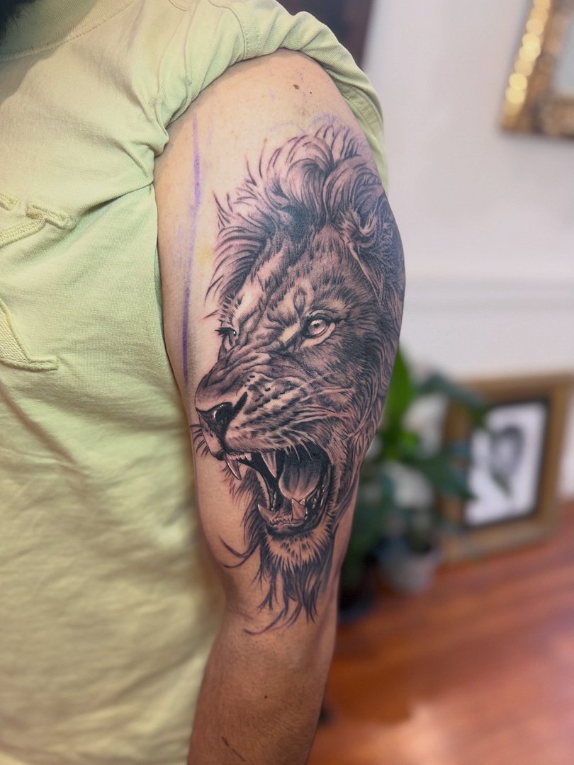 Realism (black & grey) tattoo by Kevink Bernart