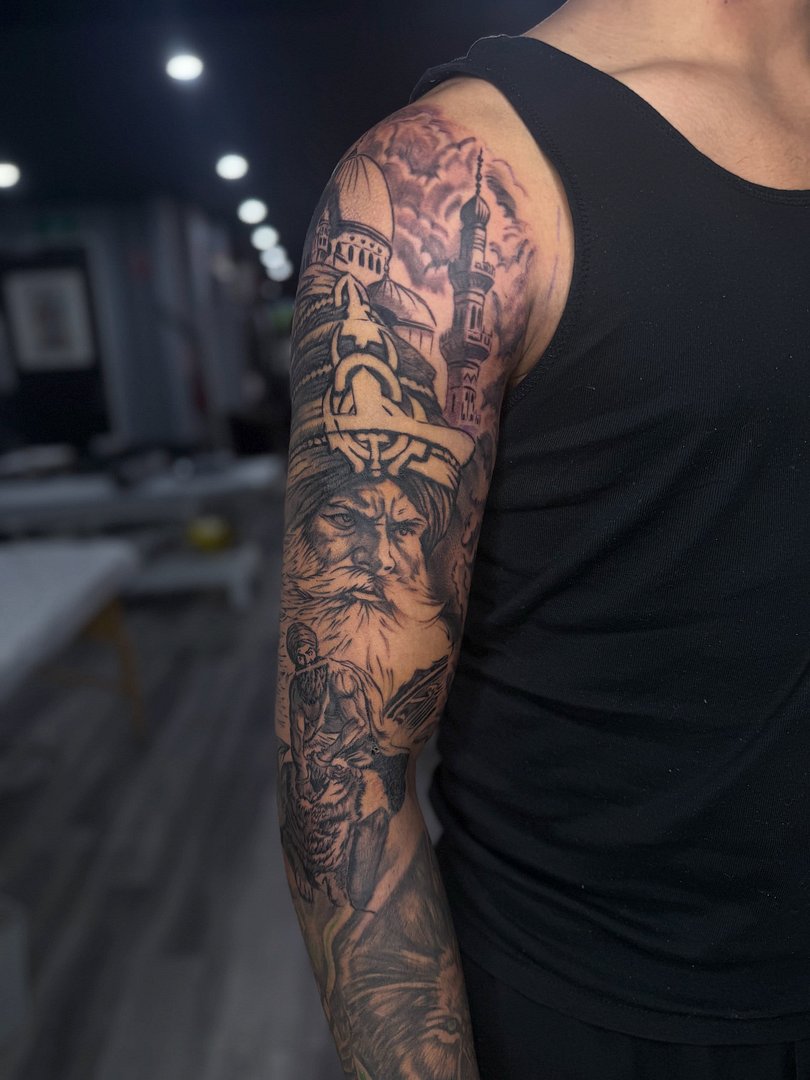 Realism (black & grey) tattoo by Kevink Bernart