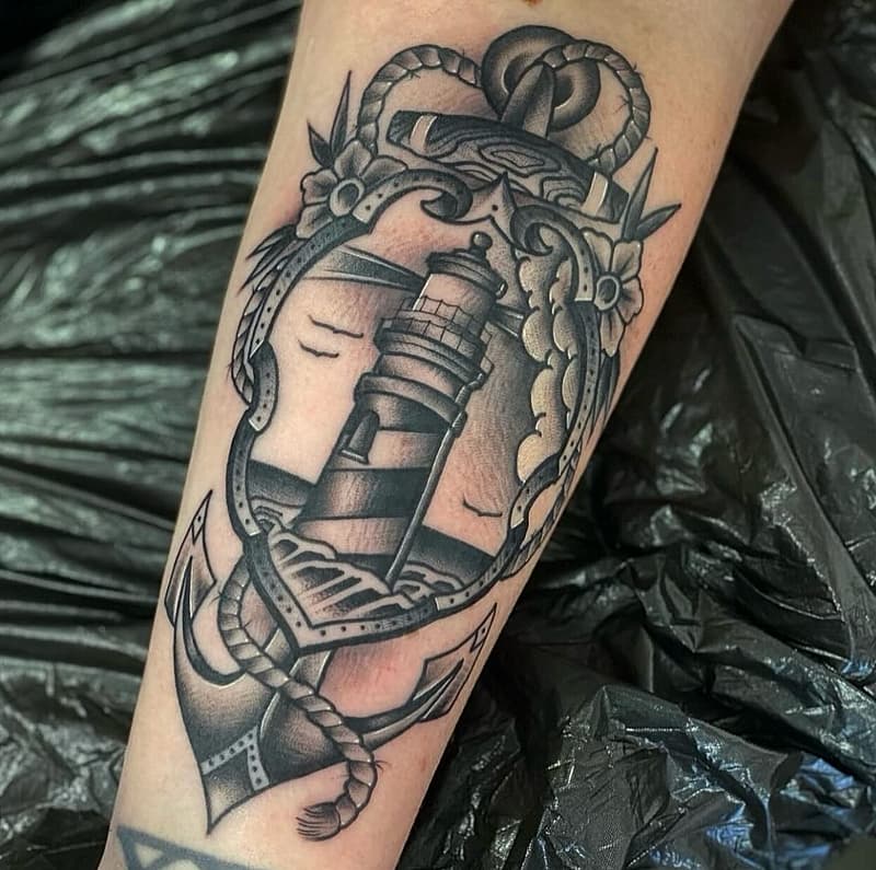 American Traditional tattoo by Mark Weston Tattoo Artist