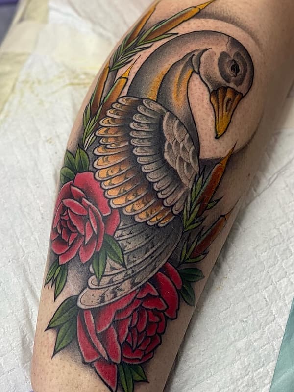 American Traditional tattoo by Mark Weston Tattoo Artist