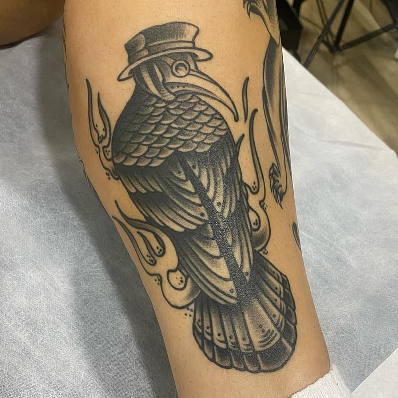 American Traditional tattoo by Mark Weston Tattoo Artist