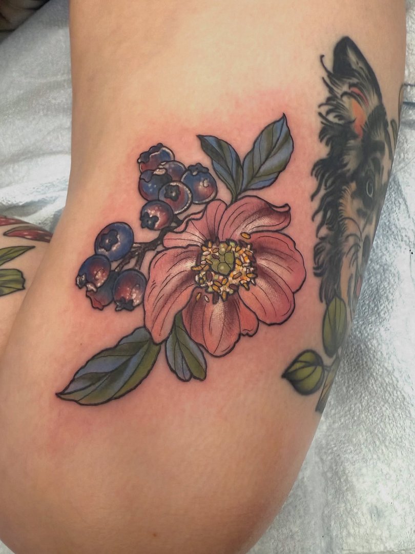 Glitter tattoo by Caitlin Stairs