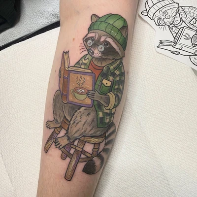 American Traditional tattoo by Caitlin Stairs