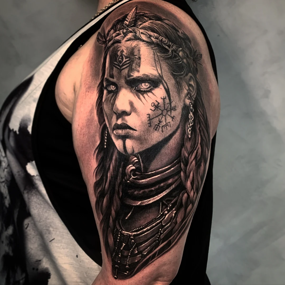 Realism (black & grey) tattoo by Cristiana Bugatti 💜  Wild Soul Weaver
