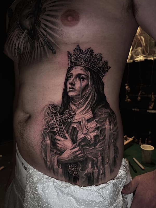 Horror tattoo by James T
