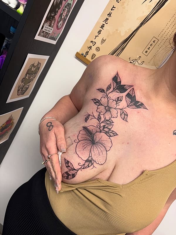 Anime tattoo by 𝑨𝒍𝒆𝒙 𝑪𝒍𝒂𝒓𝒆 🖤