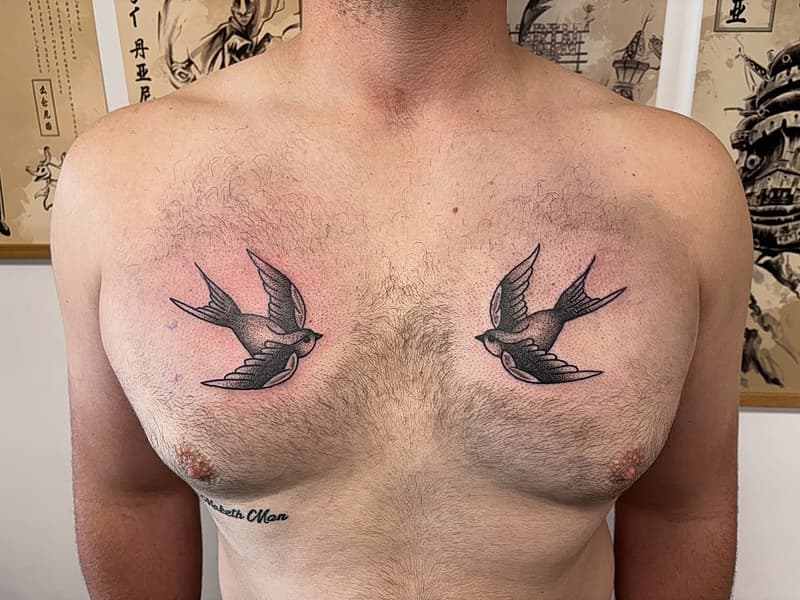 Anime tattoo by 𝑨𝒍𝒆𝒙 𝑪𝒍𝒂𝒓𝒆 🖤