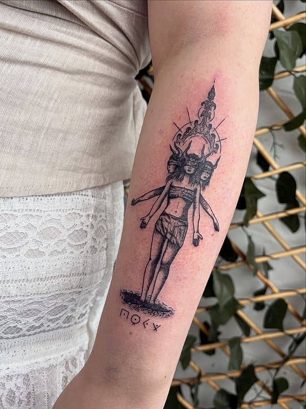 Anime tattoo by 𝑨𝒍𝒆𝒙 𝑪𝒍𝒂𝒓𝒆 🖤