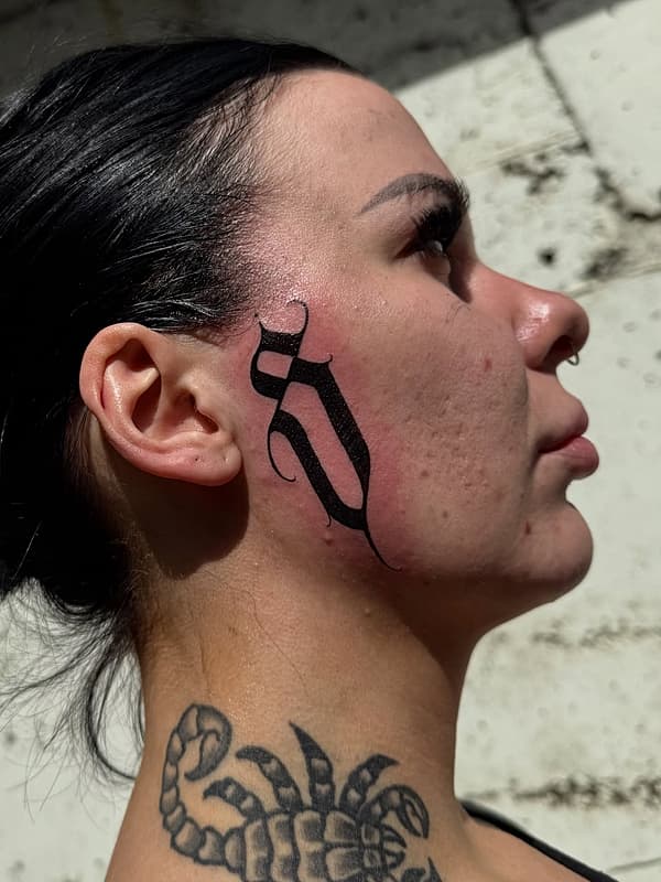 Tattoo by DEVILS LETTERING TATTOOS in Australia