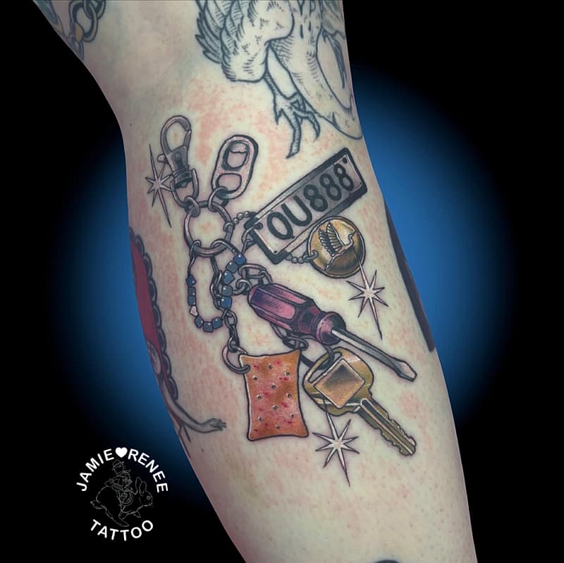 Neo-Traditional tattoo by Jamie Renee