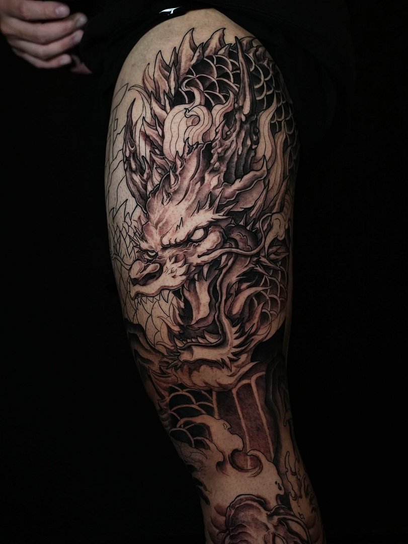 Japanese (Irezumi) tattoo by dachi.inks