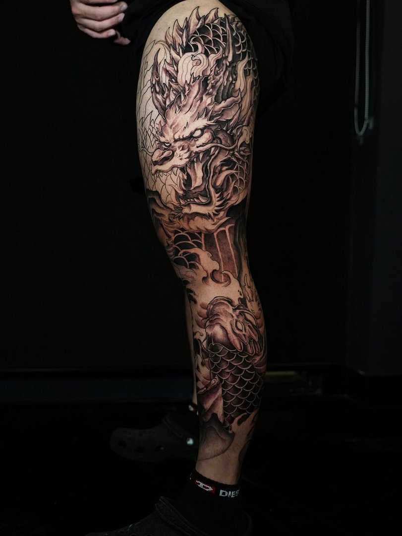 Japanese (Irezumi) tattoo by dachi.inks