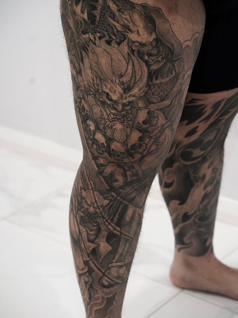 Japanese (Irezumi) tattoo by dachi.inks