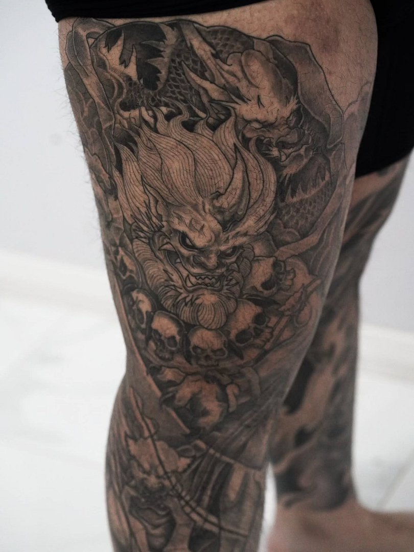 Japanese (Irezumi) tattoo by dachi.inks