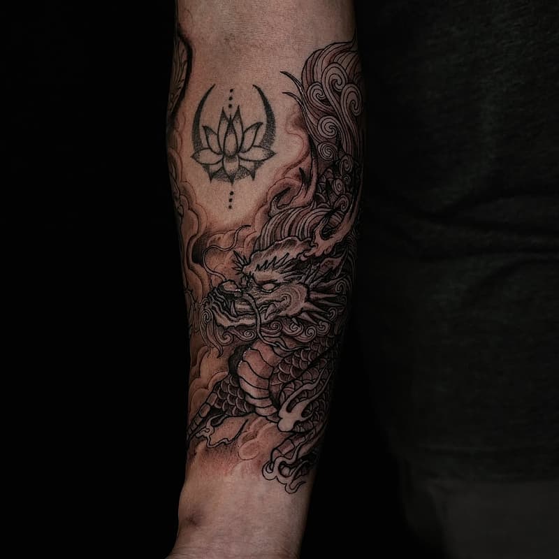 Neo-Japanese tattoo by Mat