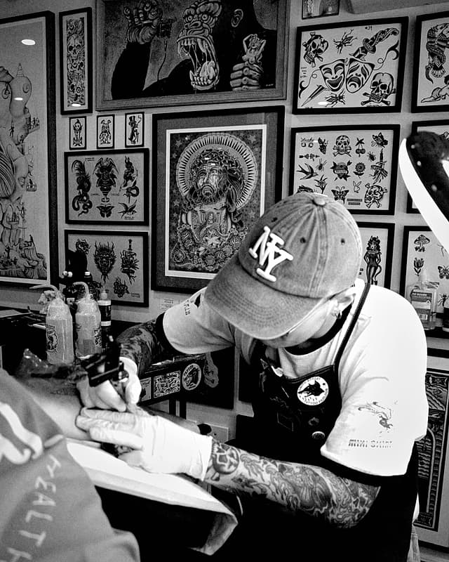 American Traditional tattoo by Charles Walsh