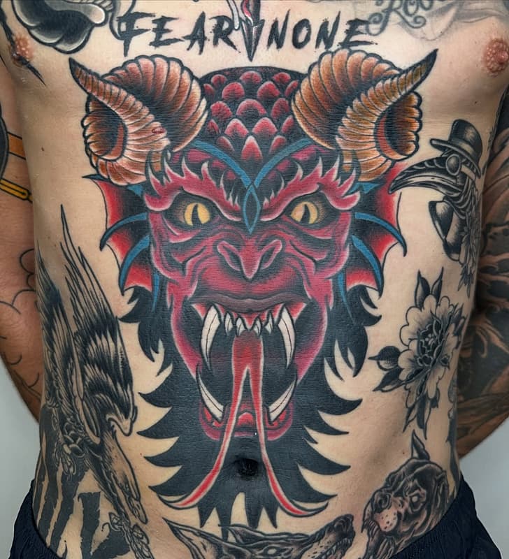Traditional tattoo by Timmy Greer, Traditional Tattoo Artist Sydney