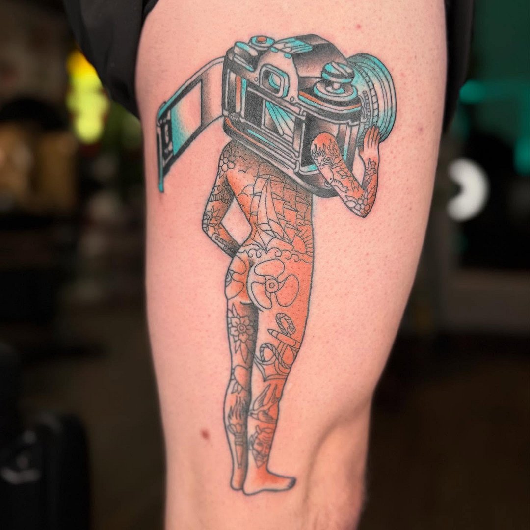 Tattoo by Curtis Stairs in Australia