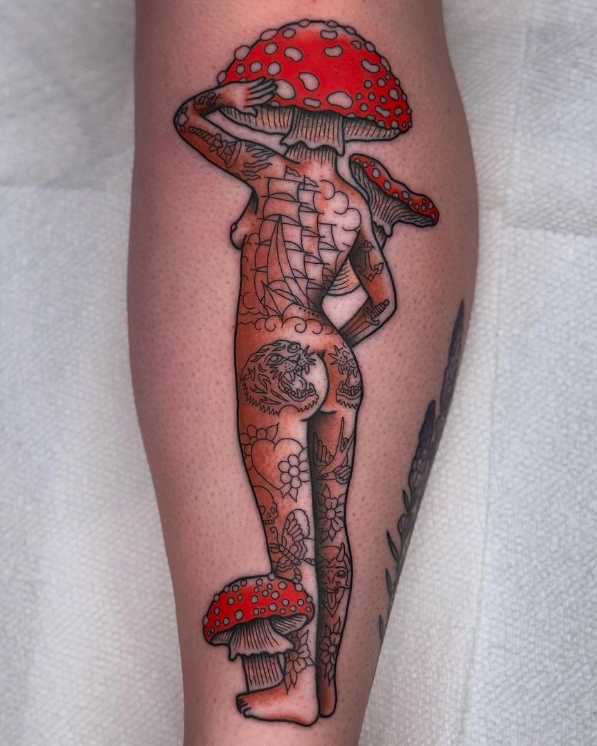 American Traditional tattoo by Curtis Stairs