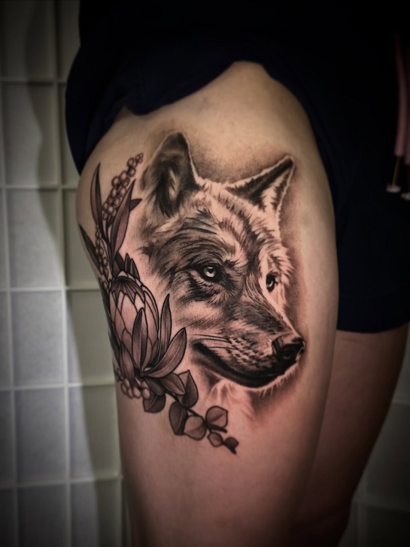 Illustrative tattoo by Matt Pearce - illustrative Tattoo Artist