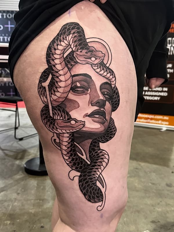 Illustrative tattoo by Matt Pearce - illustrative Tattoo Artist
