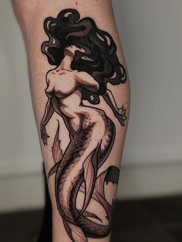 Illustrative tattoo by Matt Pearce - illustrative Tattoo Artist