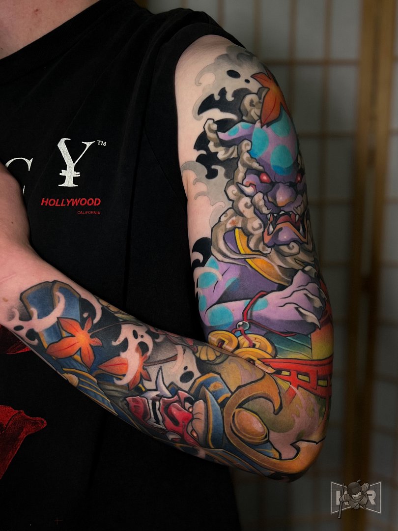 Anime tattoo by kurtrogers.tattoo