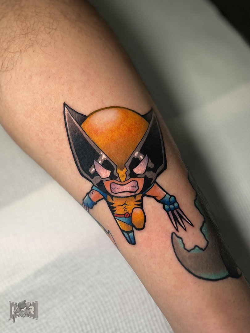 Anime tattoo by kurtrogers.tattoo