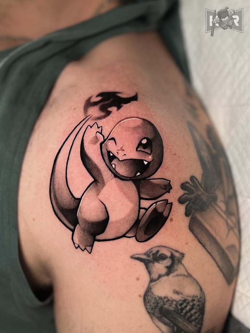 Anime tattoo by Kurt Rogers