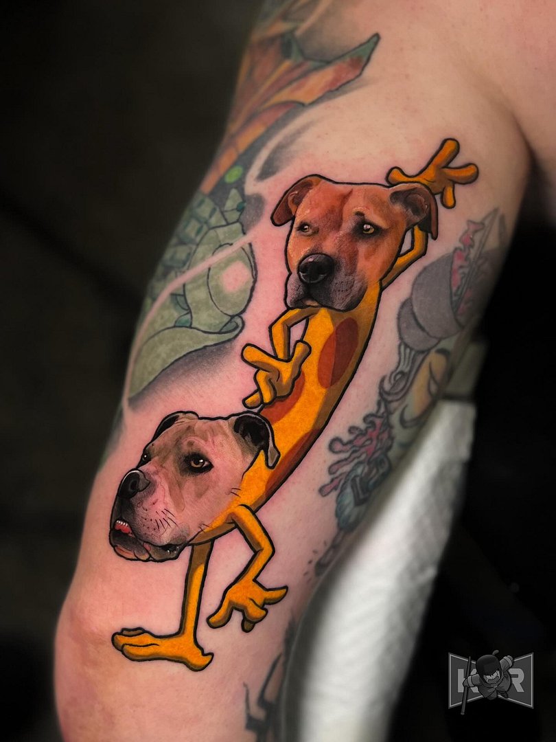 Neo-Japanese tattoo by kurtrogers.tattoo