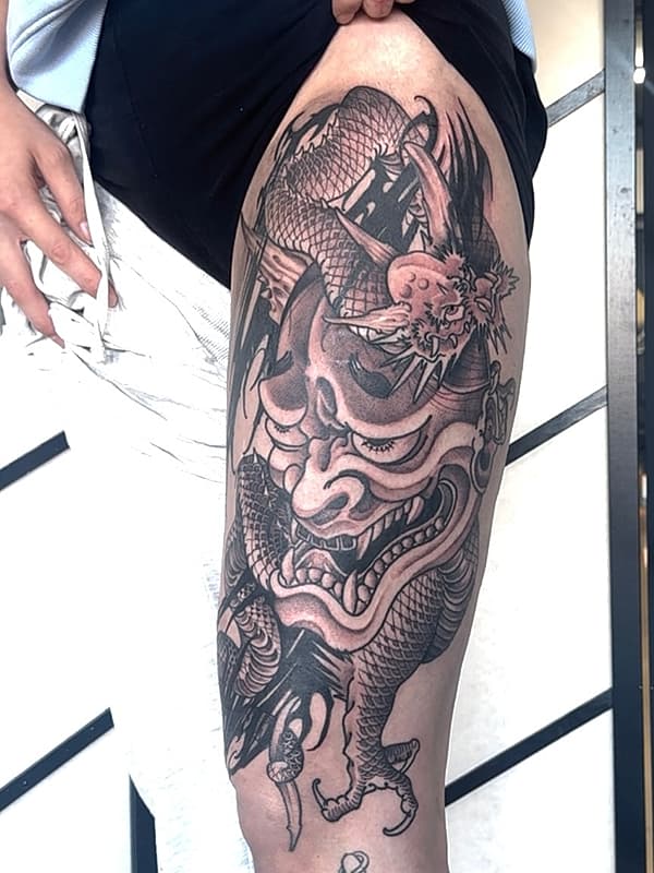 Neo-Japanese tattoo by Taylor Vincent