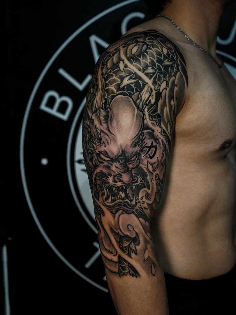 Neo-Japanese tattoo by KhangFu