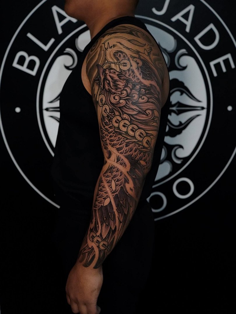 Neo-Japanese tattoo by KhangFu