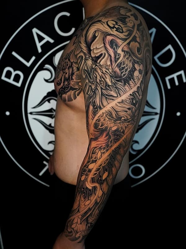 Neo-Japanese tattoo by KhangFu