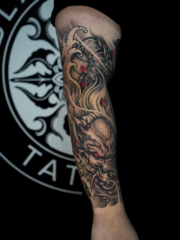 Neo-Japanese tattoo by KhangFu