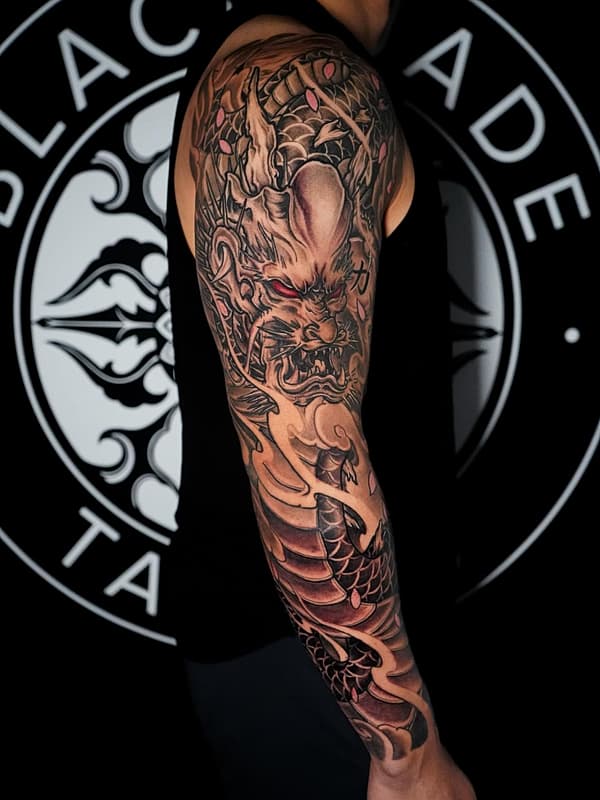 Neo-Japanese tattoo by KhangFu