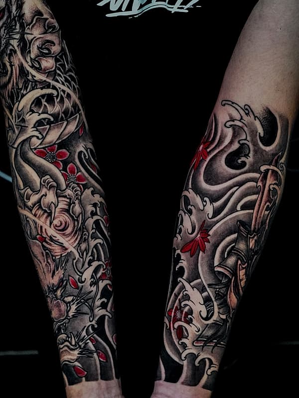 Neo-Japanese tattoo by KhangFu