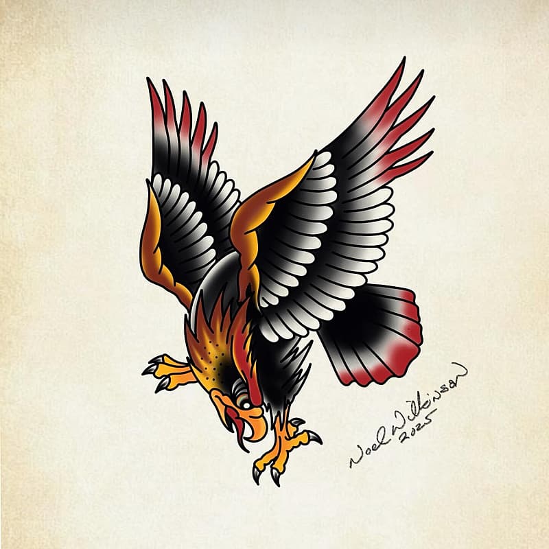 American Traditional tattoo by Noel Wilkinson
