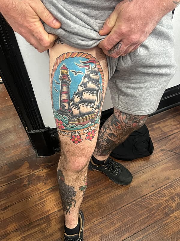 American Traditional tattoo by Noel Wilkinson