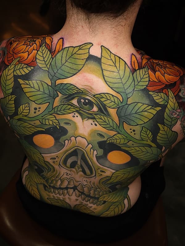 Neo-Traditional tattoo by SAM CLARK TATTOOS 