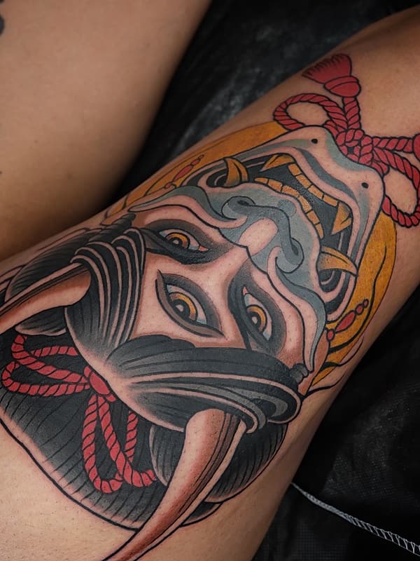 Neo-Traditional tattoo by SAM CLARK TATTOOS 