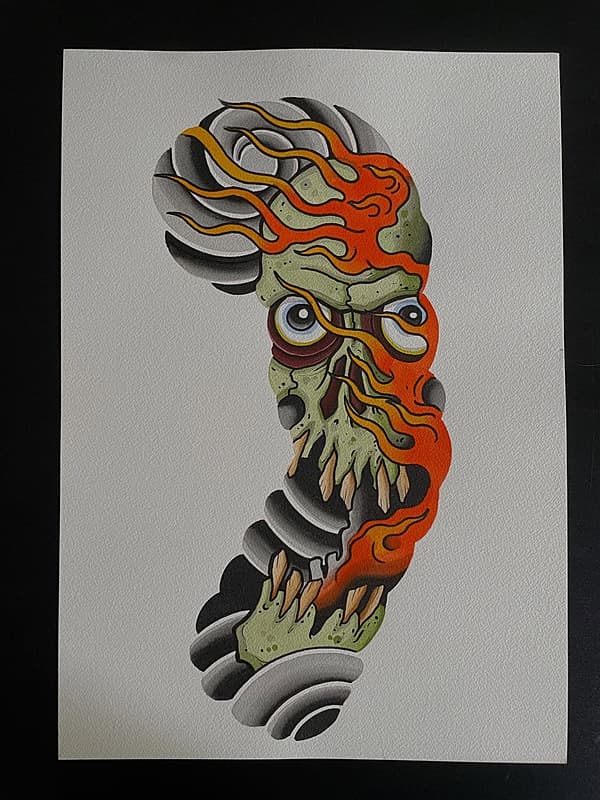 Tattoo by Rob Abell Tattoo