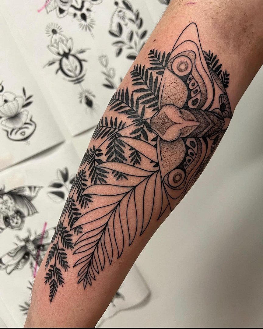 Fineline tattoo by Paul Rapley -Fineline Tattoos