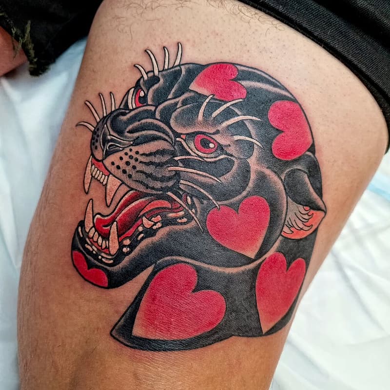 Neo-Traditional tattoo by LAUREN FOX ⛓️ Neotraditional Tattoos