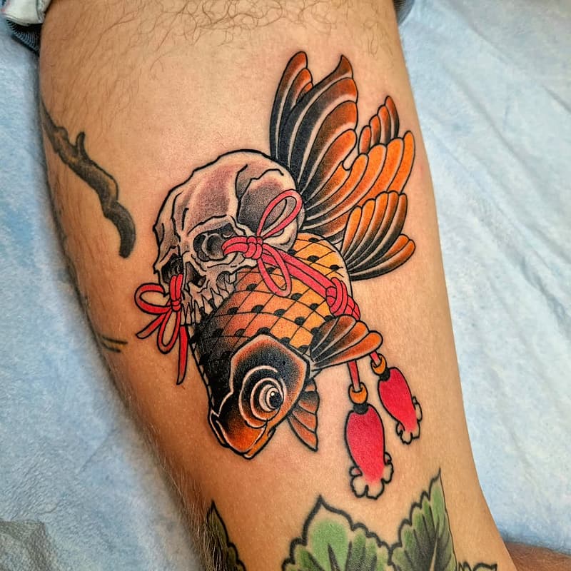 Neo-Traditional tattoo by LAUREN FOX ⛓️ Neotraditional Tattoos